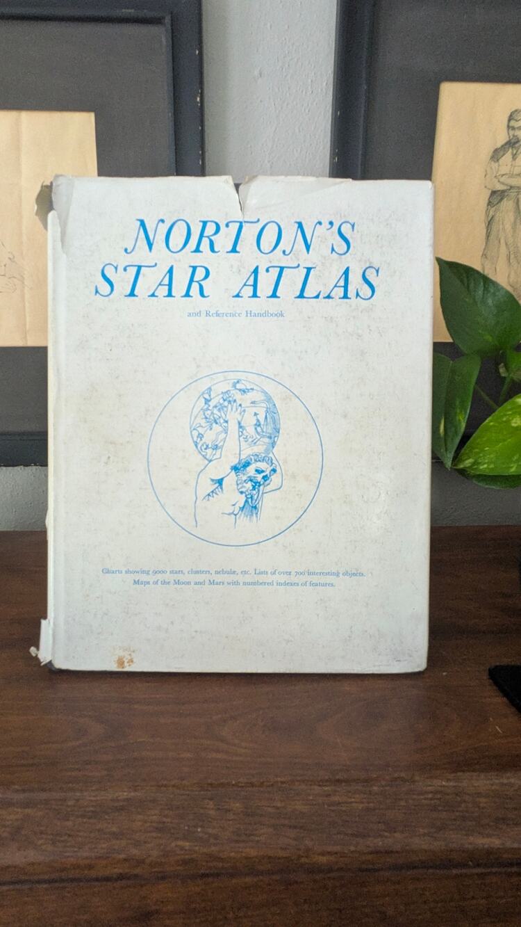 Norton's Star Atlas 17th Ed 1978 Arthur P Norton Sky Publishing HC Astronomy